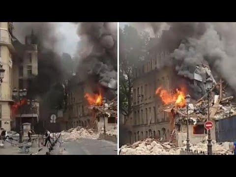 Incendio ed esplosione a Parigi: crolla una scuola di musica