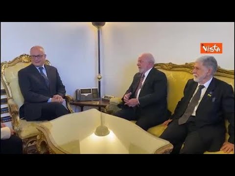 Ecco l’incontro tra il sindaco di Roma Gualtieri e Lula
