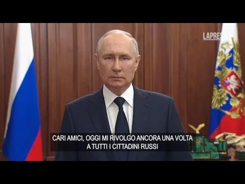 Il discorso di Putin: «Ogni tentativo di organizzare disordini interni è destinato a fallire»