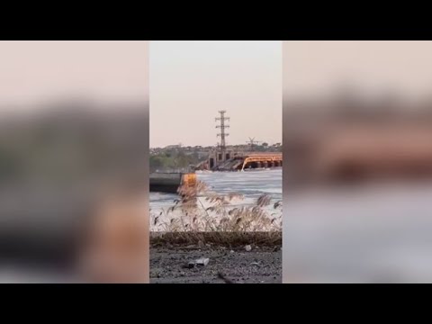 La diga distrutta in Ucraina, cosa resta dopo l’esplosione