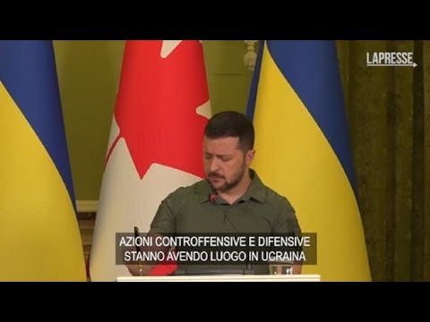 Ucraina, Zelensky: «In corso azioni di controffensiva»