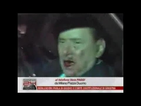 Quando  Massimo Tartaglia ferì Berlusconi in piazza Duomo