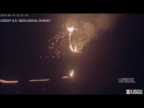 La spettacolare eruzione del vulcano Kilauea alle Hawaii: uno dei più attivi al mondo, era…