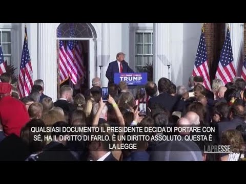 Usa, Trump: «Io unico a poter salvare la nazione. Il 5 novembre 2024 sarà fatta giustizia»