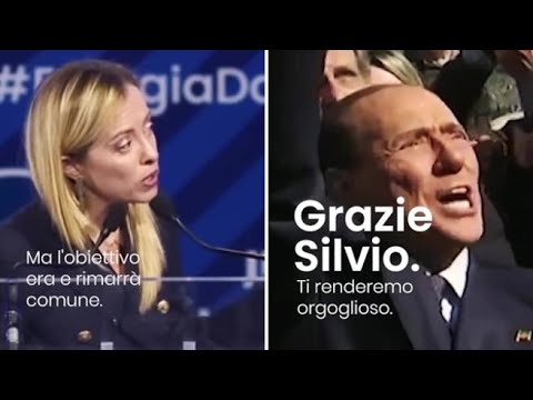 Il video-ricordo di Meloni: «Grazie Silvio. Non ti dimenticheremo»