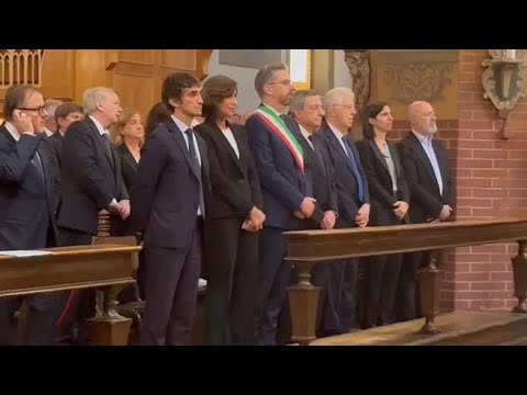 A Bologna l’addio a Flavia Franzoni: Draghi e Monti in prima fila, le lacrime di Schlein