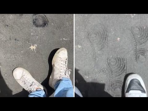 L’afa a Roma scioglie l’asfalto sotto i piedi: le scarpe lasciano l’impronta