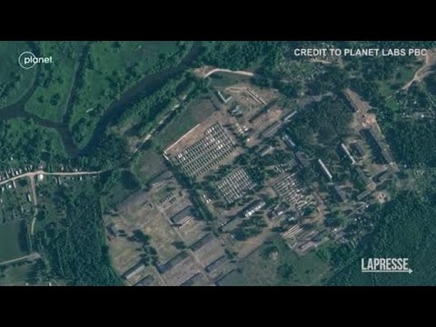 Bielorussia, in corso la costruzione di un campo per la Wagner: le immagini satellitari