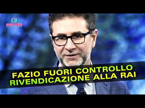 Fabio Fazio Fuori Controllo: La Rivendicazione Con La Rai!