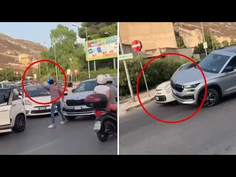 Lite nel traffico a Palermo: un suv travolge un’automobile e scappa via