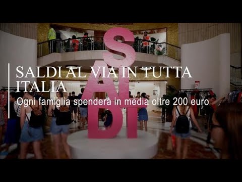 Saldi estivi al via in tutta Italia: sconti più alti rispetto a quelli di gennaio