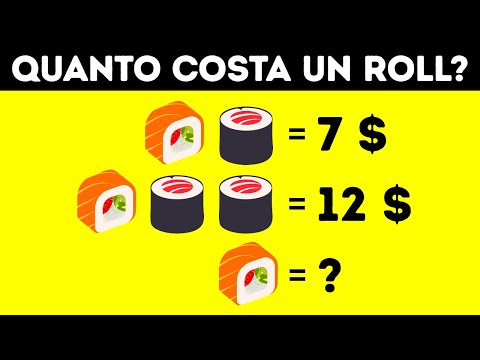 Risolvi questi Indovinelli e Sarai un Genio della Matematica