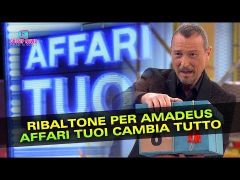 Ribaltone Ad Affari Tuoi: Amadeus Cambia Tutto!