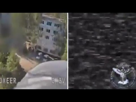 Attaccato con un drone esplosivo un posto di polizia occupato dai russi ad Energodar, in Ucraina