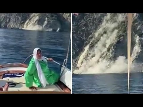 Paura alle Cinque Terre: un tratto di costa è crollato sotto gli occhi dei turisti