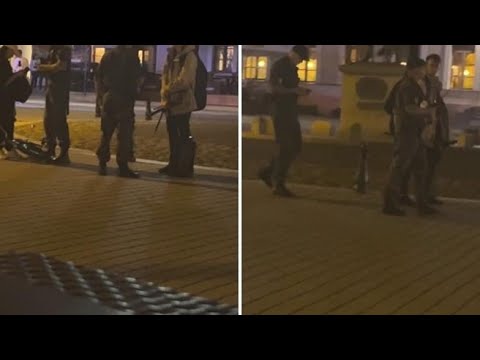 L’arresto del musicista di strada a Minsk