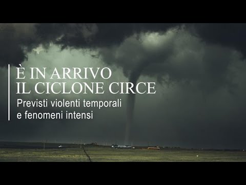 Violenti temporali e venti forti da Nord a Sud: il ciclone Circe pronto ad abbattersi sull’Italia