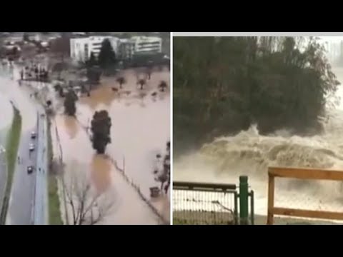 Inondazioni in Cile, case allagate e strade come fiumi: morte 3 persone