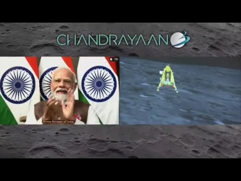 Le immagini dell’allunaggio della sonda indiana Chandrayaan-3