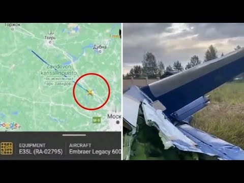 La ricostruzione degli ultimi istanti di volo del jet sul quale viaggiava Prigozhin