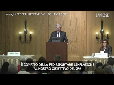 Fed pronta ad alzare ancora i tassi, il discorso di Powell: «Obiettivo inflazione al 2%»