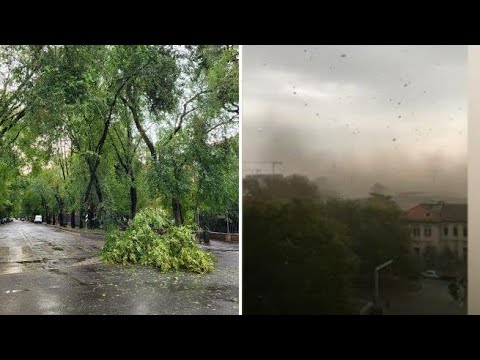 Forti piogge e raffiche di vento colpiscono Milano: è iniziato il maltempo sul Nord e sulla…