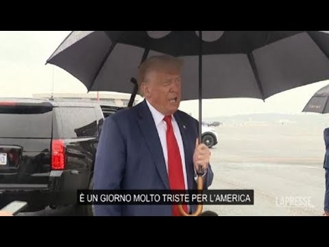 Trump: «Giorno molto triste per l’America, si tratta di persecuzione politica»