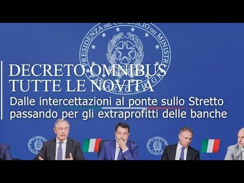 Decreto Omnibus, dalle intercettazioni al ponte sullo Stretto: tutte le novità
