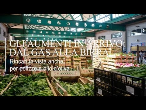 Dall’olio alla birra, la stangata d’autunno: ecco tutti gli aumenti in arrivo
