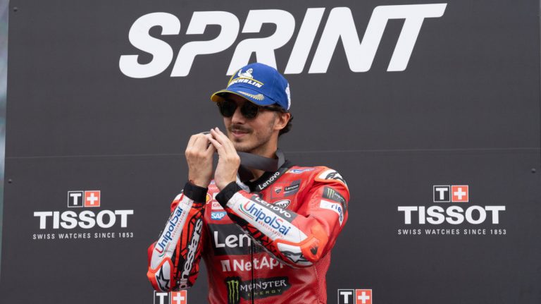 Bagnaia a Misano dopo l’ok dei medici: “Sono stato fortunato”