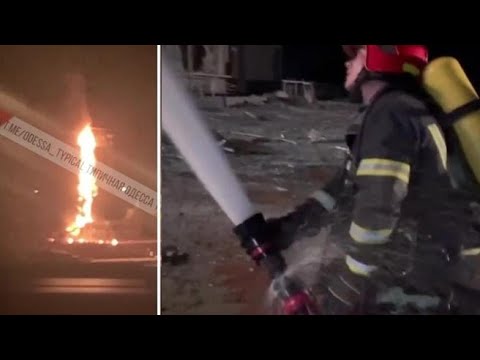 Attacco russo a Odessa: droni e missili sul porto colpiscono infrastruttura portuale e un hotel