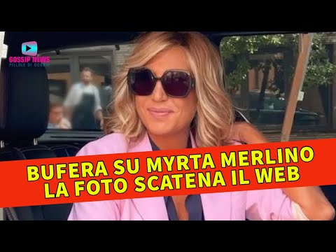 Bufera su Myrta Merlino: La Foto Scatena il Web!
