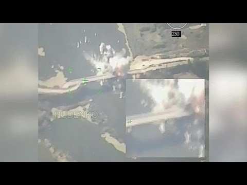 Ucraina, bombardiere russo distrugge un ponte nella regione di Kharkiv