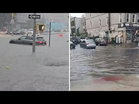 Brooklyn sott’acqua: forte temporale sorprende la città di New York