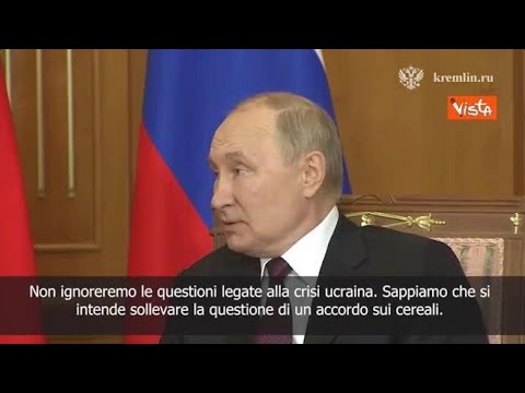 Putin: «Pronti a negoziare su accordo sul grano ucraino»
