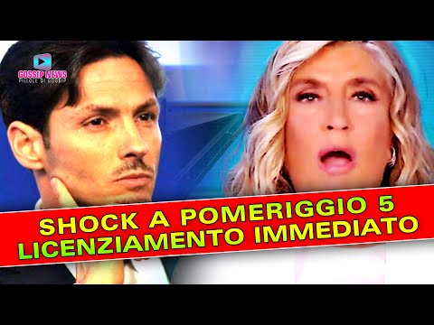 Colpo di Scena a Pomeriggio 5: Scatta Il Licenziamento Dopo la Puntata!