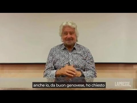 Il video messaggio in cinese di Beppe Grillo: «Auspico accordi per una nuova Via del Basilico»