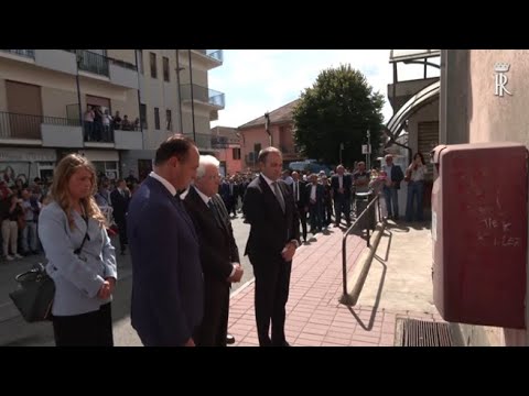 Il video della visita del presidente Sergio Mattarella alla stazione ferroviaria di Brandizzo,…