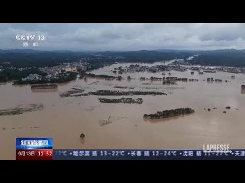Cina, alluvioni e frane a Yulin: oltre 4.600 persone evacuate, almeno 10 morti