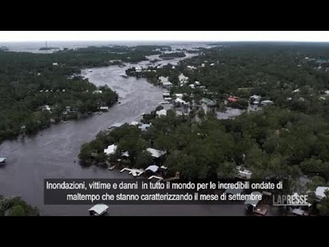 Maltempo, nel mese di settembre alluvioni in tutto il mondo