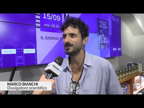 Marco Bianchi presenta il suo nuovo libro, «Il giorno più buono», alla libreria Rizzoli di Milano
