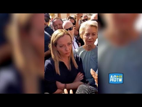 Meloni a confronto con i cittadini di Lampedusa: «Io ci metto la faccia»