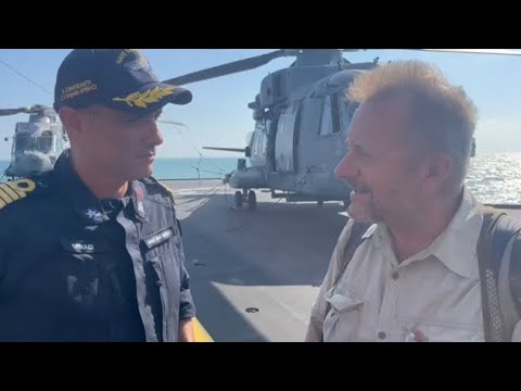 Libia, sul ponte della San Marco: la missione della Marina militare in aiuto degli alluvionati