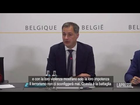 Il premier belga De Croo sull’attacco di Bruxelles: «I terroristi non vinceranno mai»