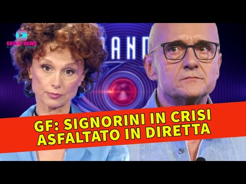 Grande Fratello: Signorini In Crisi… Asfaltato In Diretta!
