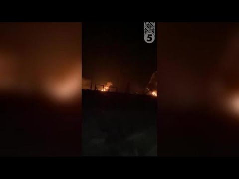 Gli ucraini colpiscono la base elicotteristica russa di Berdyansk