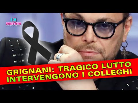Grave Lutto Per Gianluca Grignani: Intervengono i Colleghi!