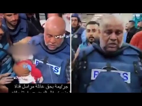 Gaza, le lacrime del corrispondente di Al Jazeera: moglie e figli morti in un raid israeliano