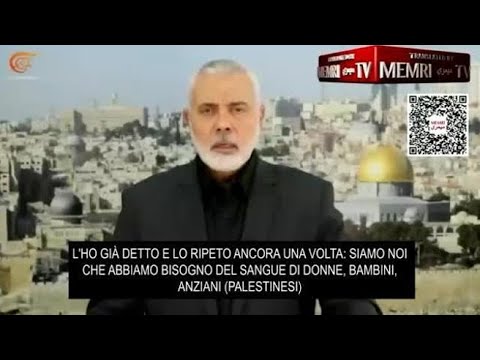 Gaza, il videomessaggio del leader di Hamas: «Abbiamo bisogno del sangue di donne, bambini e…