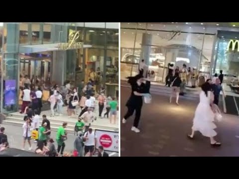 Aggressione  in un centro commerciale di Bangkok: gli spari e il fuggi fuggi generale